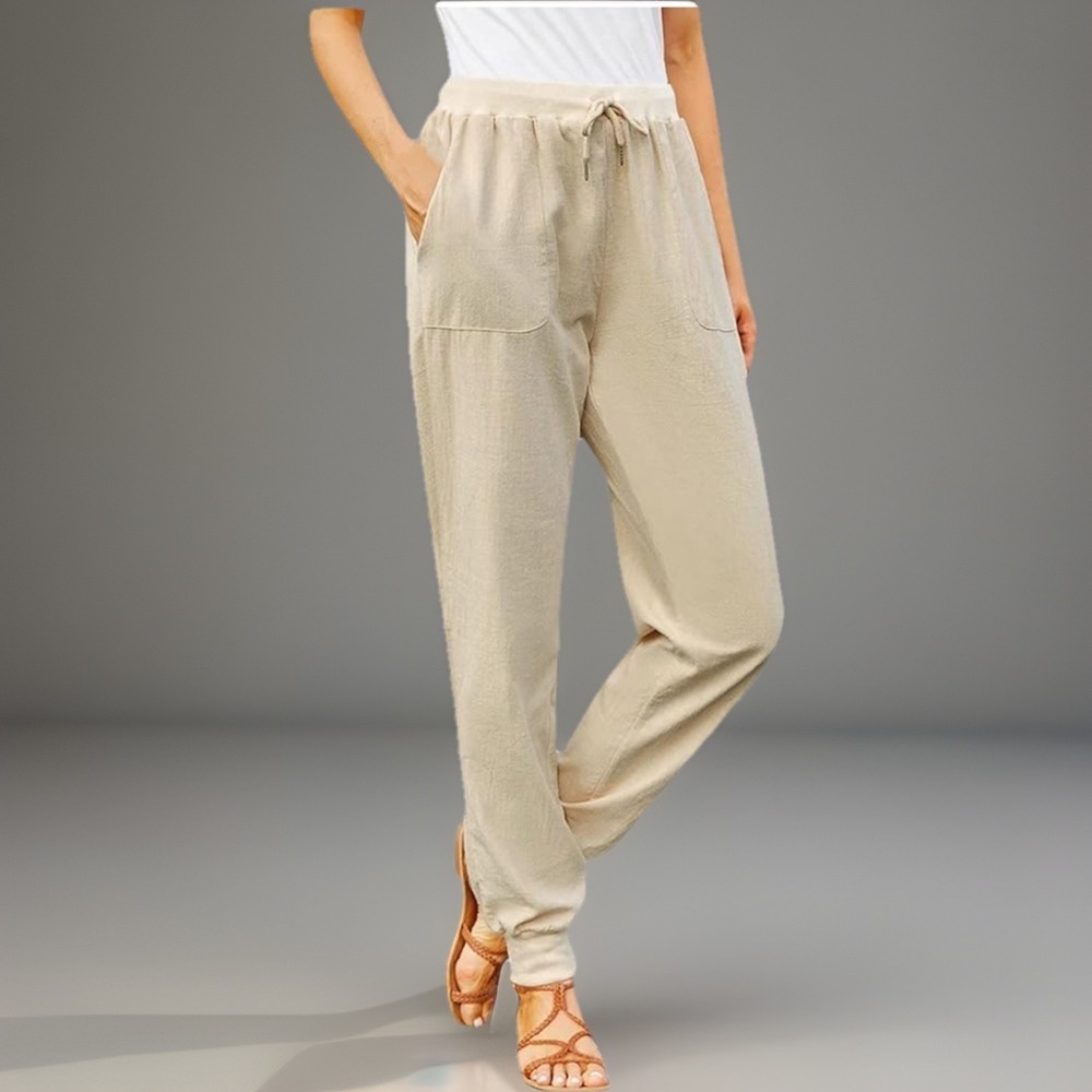Misslook Casual cotton/Linen Beige Size S‎